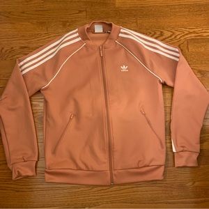 Adidas Classic Original 3 strip track suit jacket Full Zip Woman’s Medium